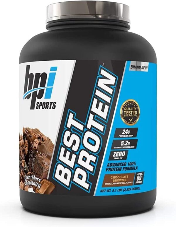 BPI Sports Best Protein Chocolate Brownie 51 Pound