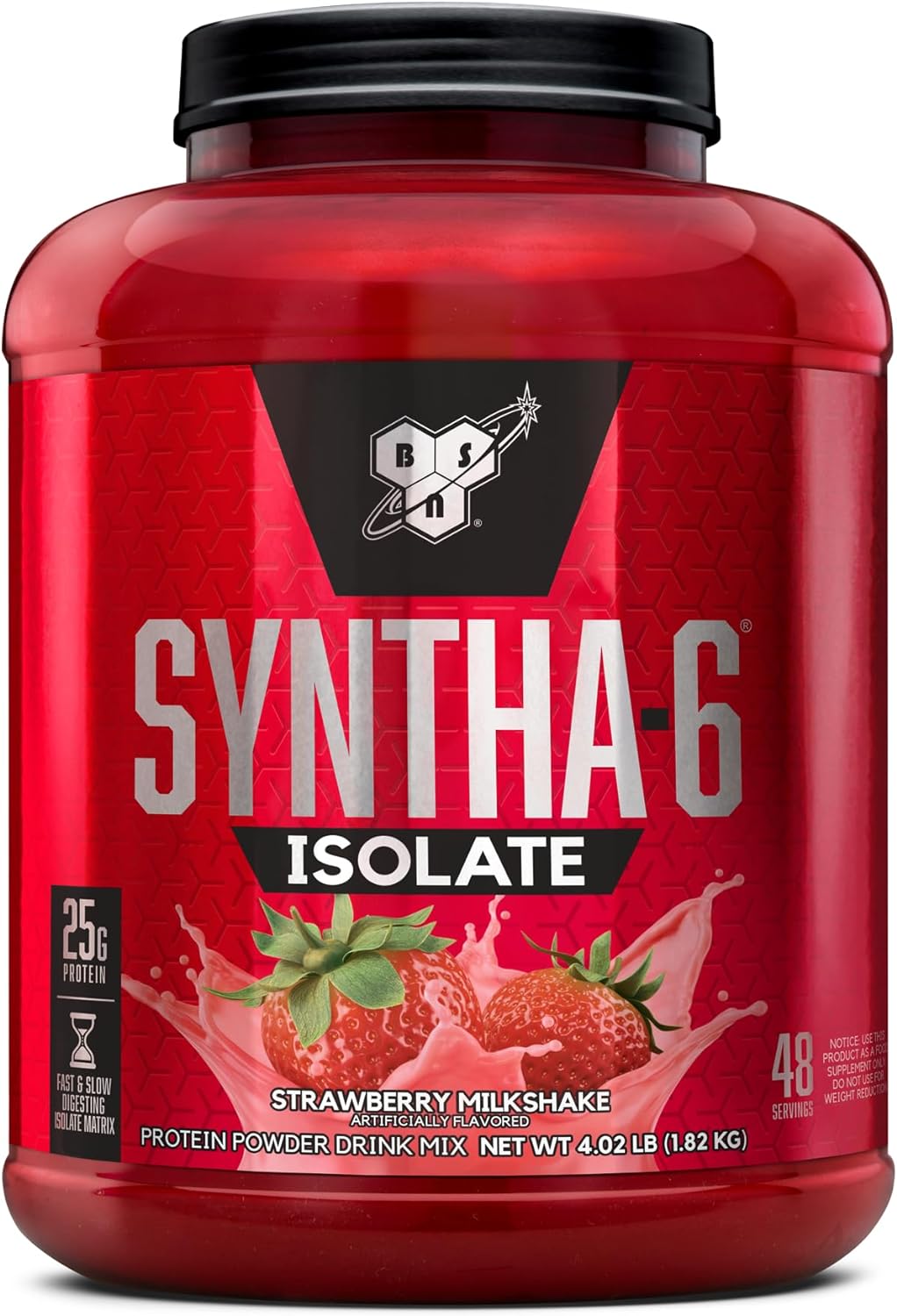 BSN SYNTHA 6 Isolate Protein Powder Strawberry Protein Powder with Whey