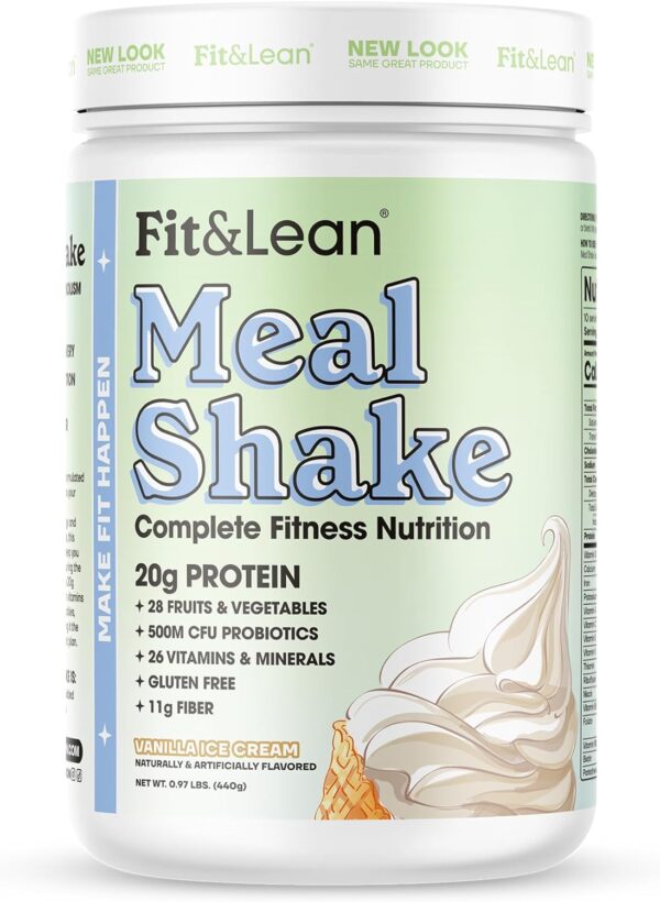 Fit Lean Meal Shake Fat Burning Meal Replacement Protein