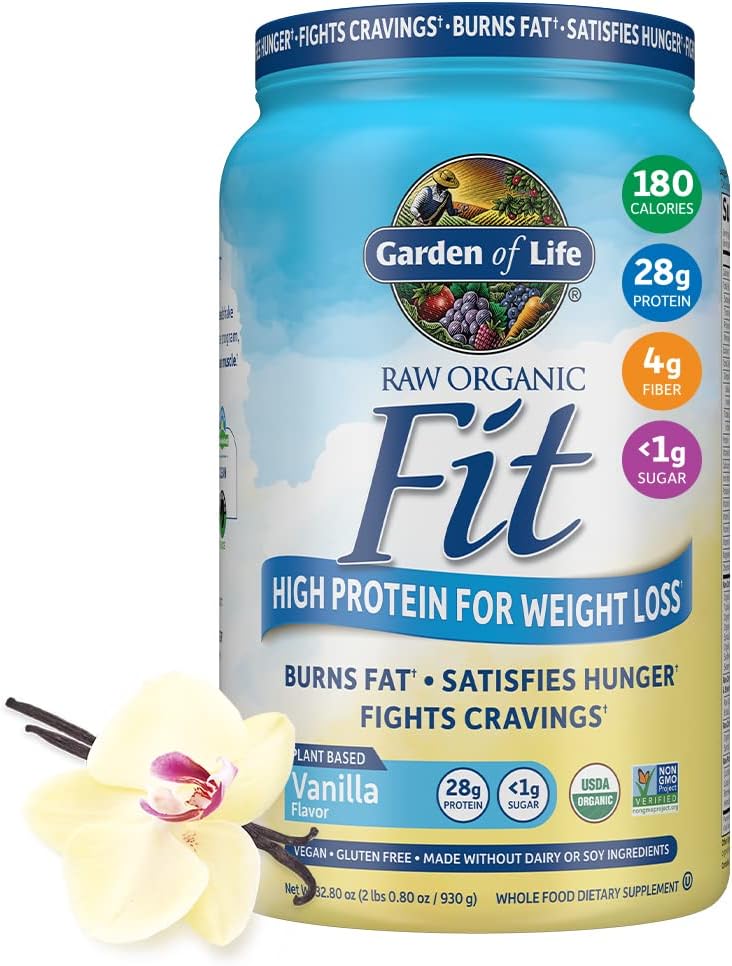 Garden of Life Raw Organic Fit Vegan Protein Powder Vanilla