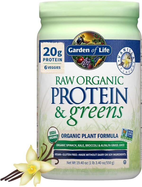 Garden of Life Raw Organic Protein Greens Vanilla