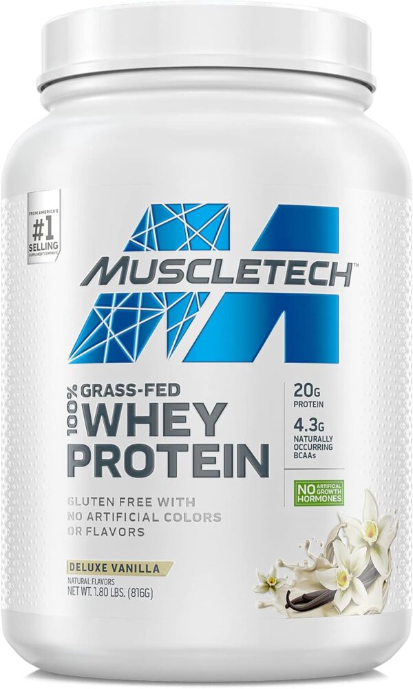 Grass Fed Whey Protein MuscleTech Grass Fed Whey Protein Powder