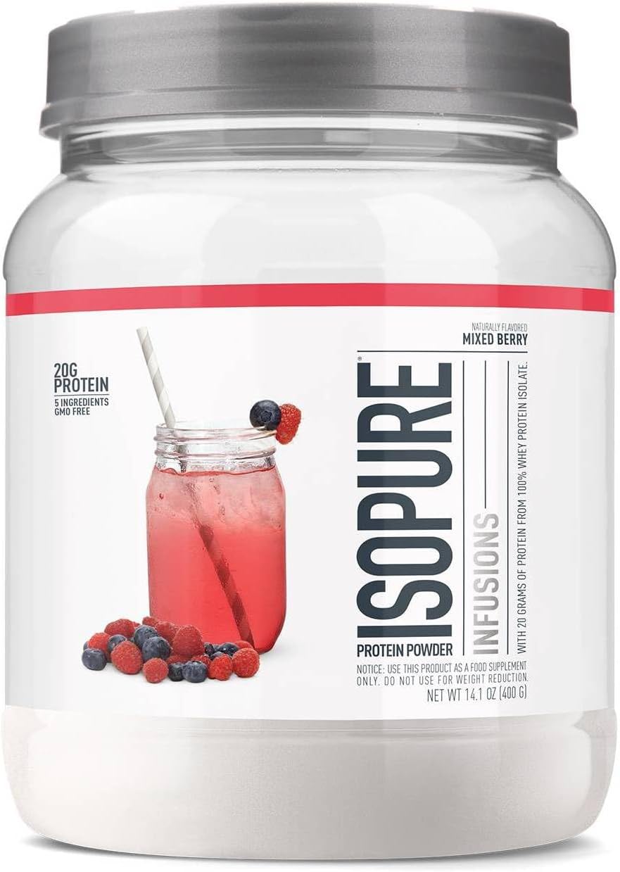 Isopure Protein Powder Clear Whey Isolate Protein Post Workout Recovery