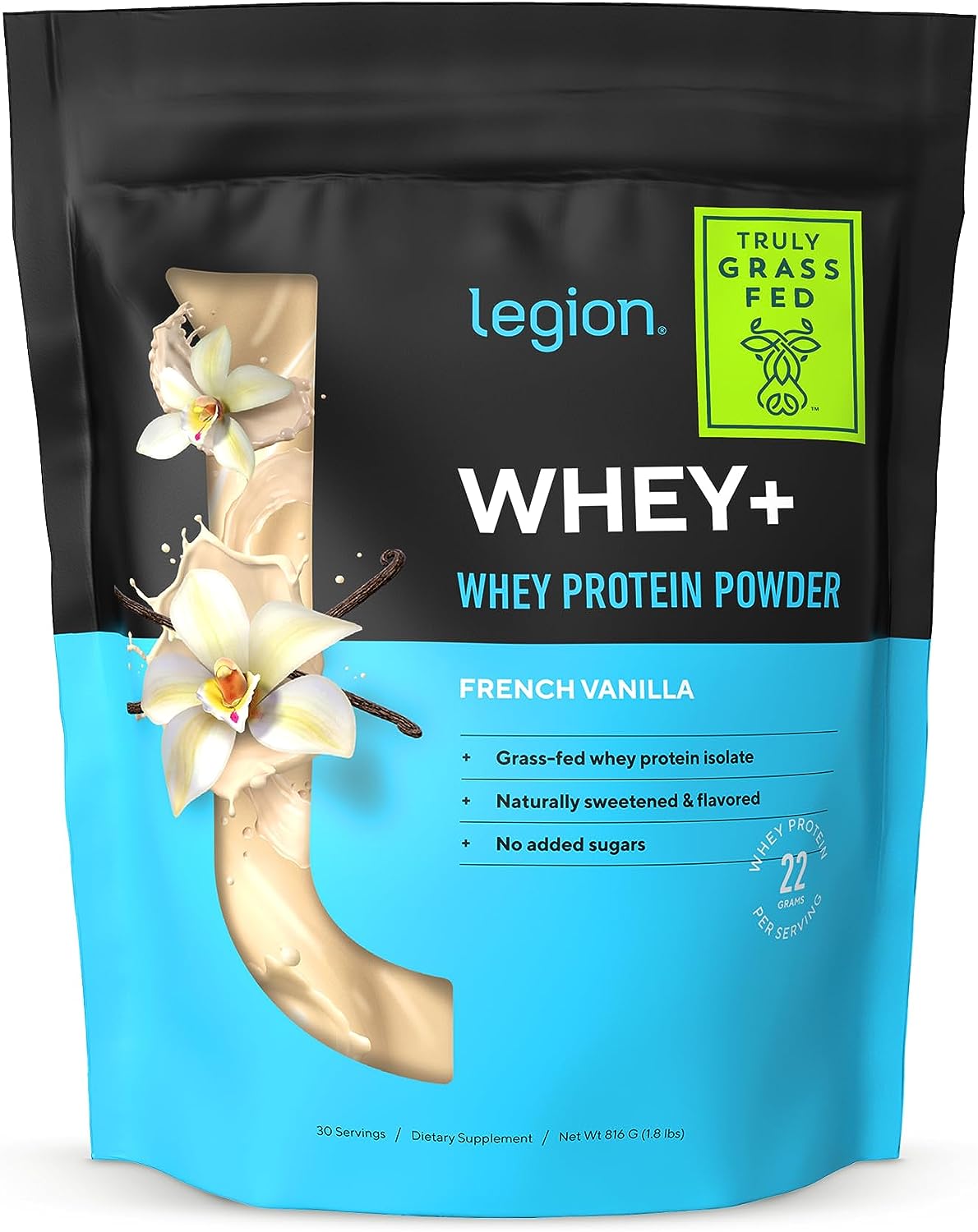 LEGION Whey Whey Isolate Protein Powder from Grass Fed Cows