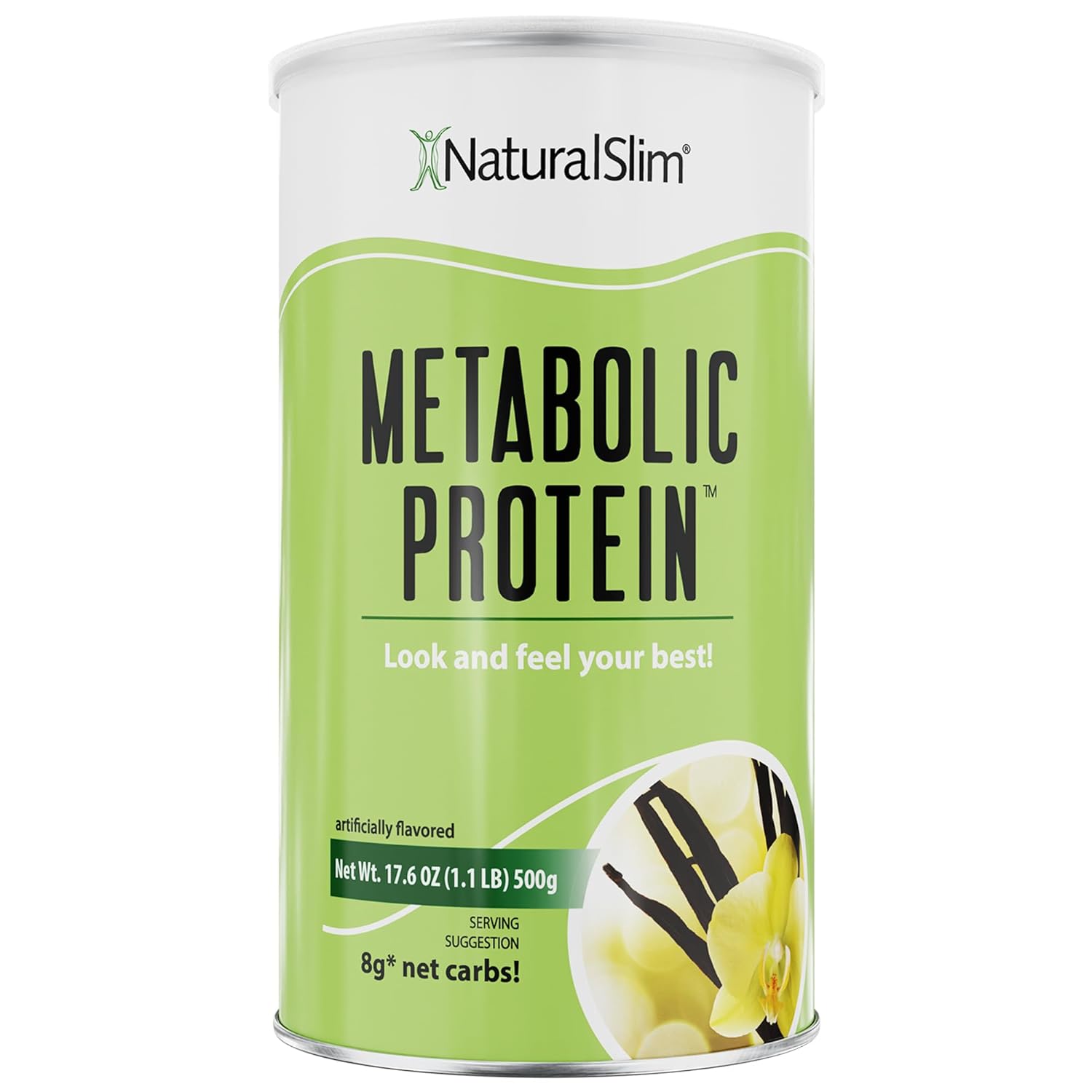 NaturalSlim Metabolic Whey Protein Powder Vanilla – Low Carb Meal