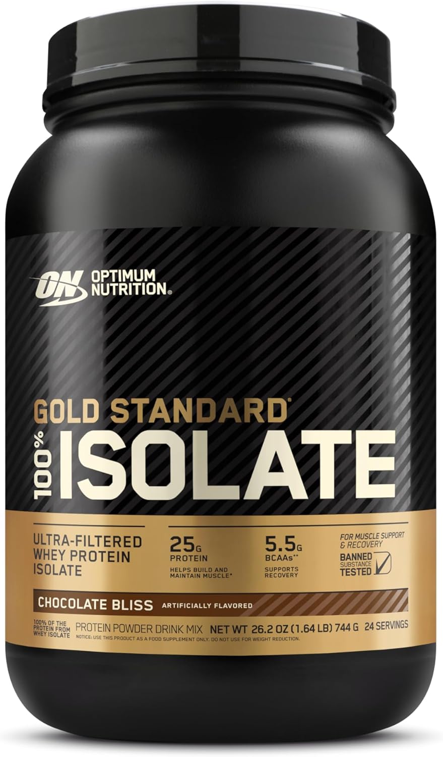 Optimum Nutrition Gold Standard 100 Isolate Chocolate Bliss 164 Pounds