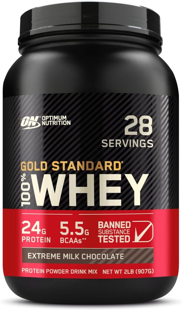 Optimum Nutrition Gold Standard 100 Whey Protein Powder Extreme Milk