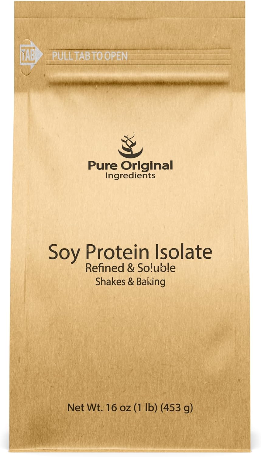 PURE ORIGINAL INGREDIENTS Soy Protein Isolate Always Pure No Fillers