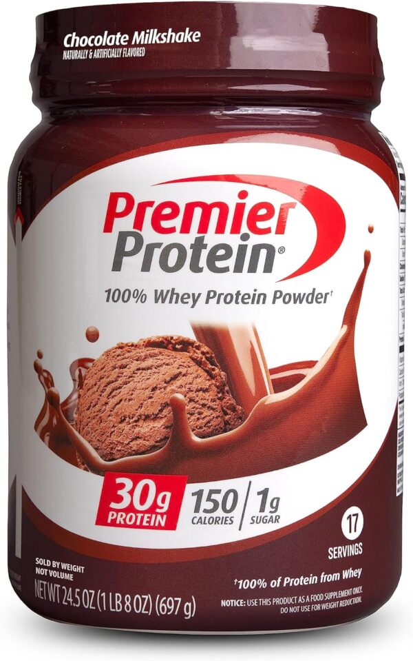 Premier Protein Powder Chocolate Milkshake 30g Protein 1g Sugar 100