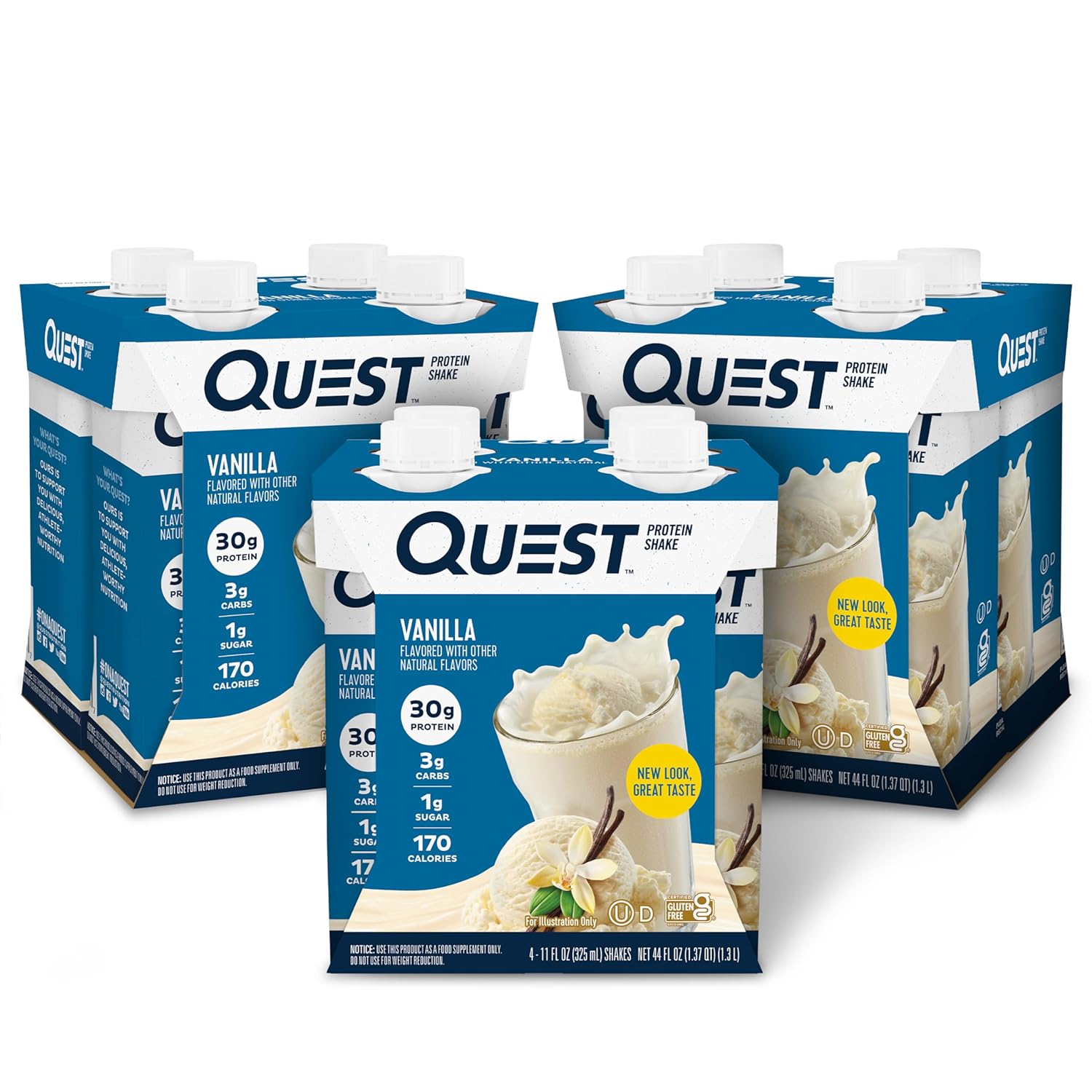 Quest Nutrition Vanilla Protein Shake High Protein Low Carb Gluten