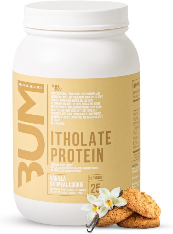 RAW Whey Isolate Protein Powder Vanilla Oatmeal Cookie CBUM Itholate