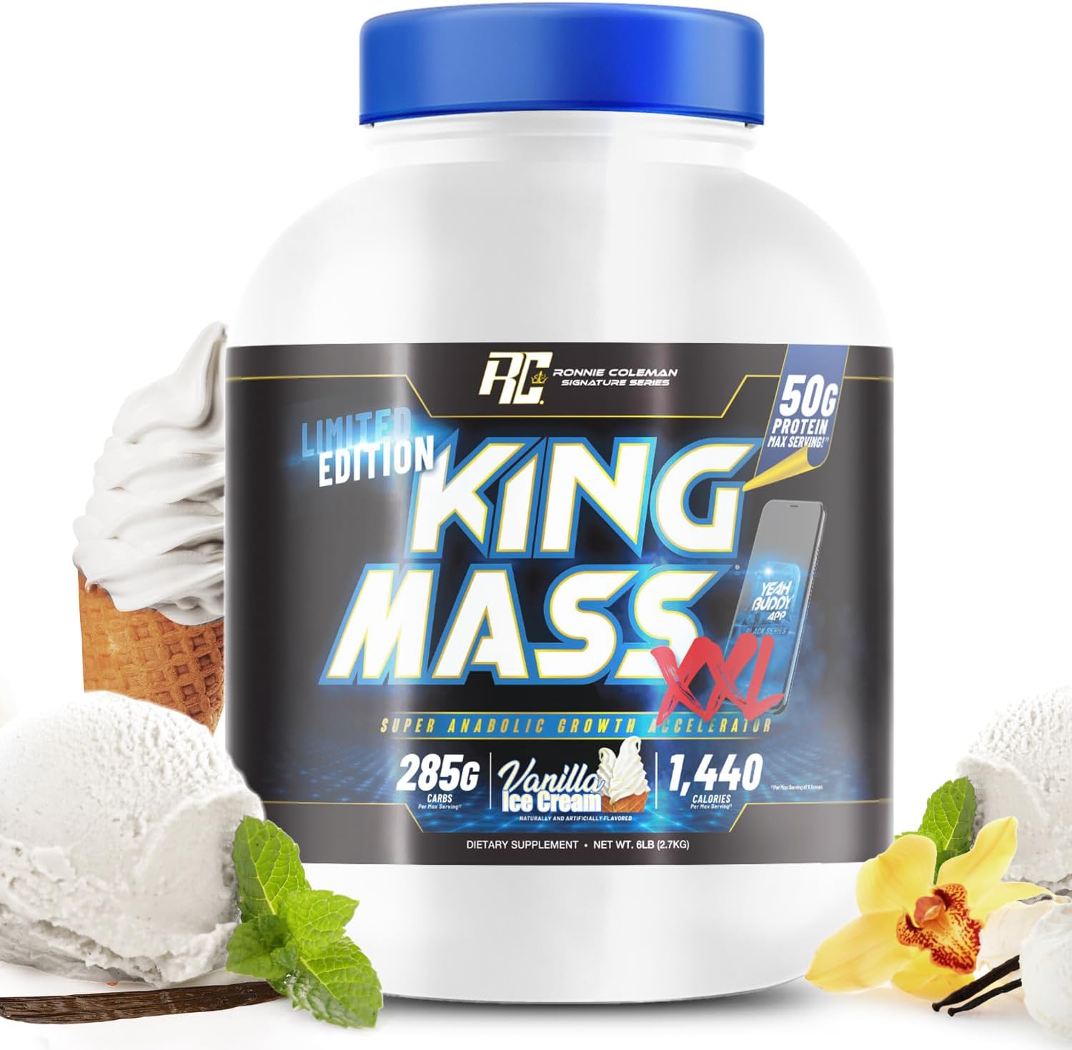 Ronnie Coleman Signature Series King Mass XXL Mass Gainer Protein