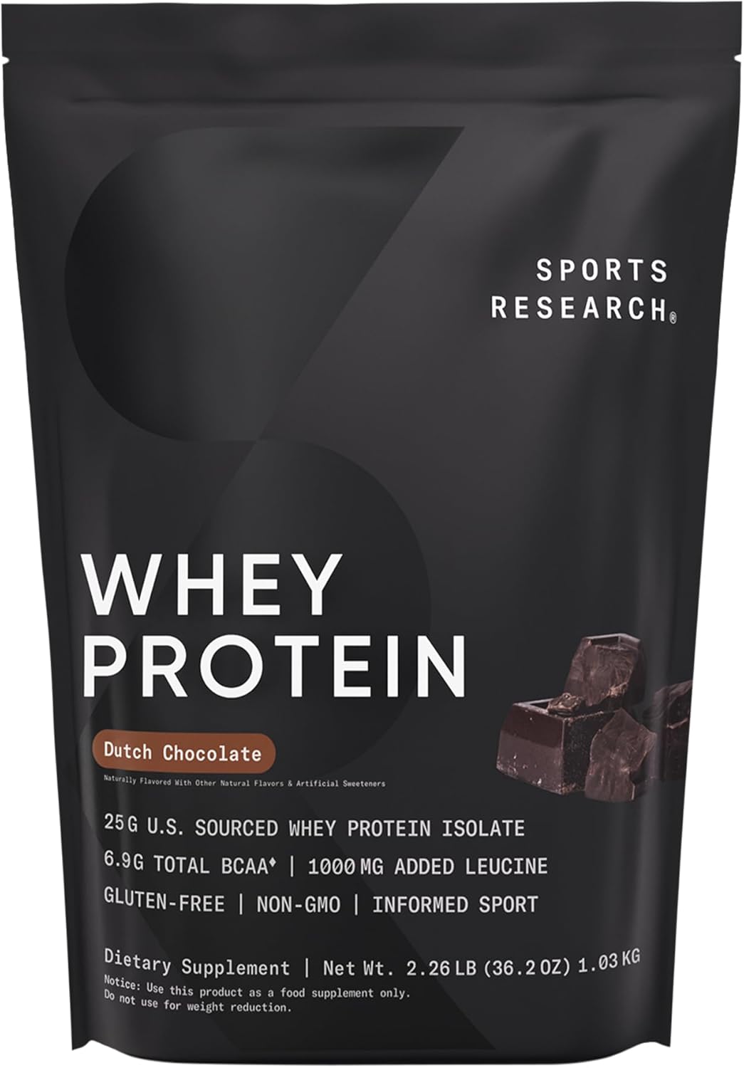 Sports Research Whey Protein Isolate Sports Nutrition Protein Powder