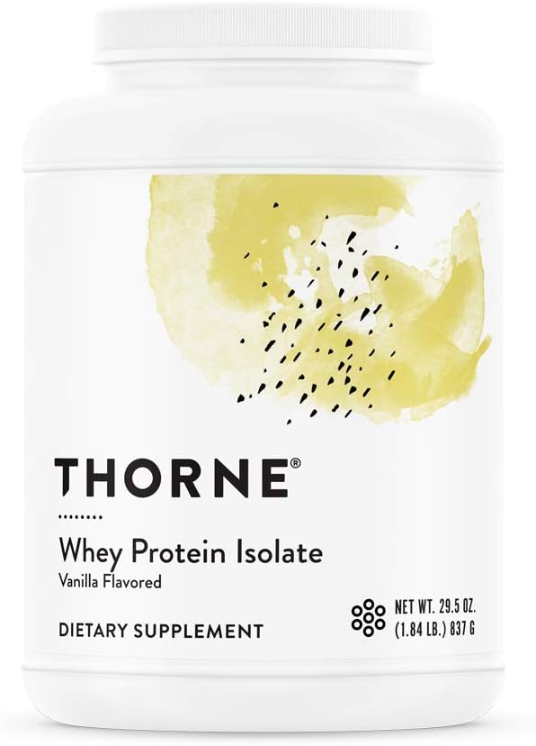 THORNE Whey Protein Isolate 21 grams of Easy to Digest Whey